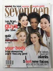 SEVENTEEN magazine June 1997-Fashion makeup hair Summer Beauty Guide NO LABEL