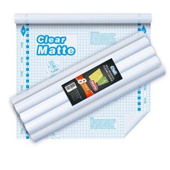 8 Pack Matte Clear Paper Roll for Books, Crafts and Countertops, Self Adhesiv…
