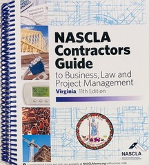 NASCLA Contractors Guide to Business, Law and Project Management, Virginia, 11th