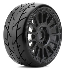 Powerhobby 1/8 GT Diablo Belted Mounted Tires 17mm Hard Compound (4) : GRP