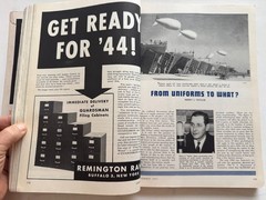 November 1943 Aero Digest and Aviation Engineering Magazine 528 Pages!