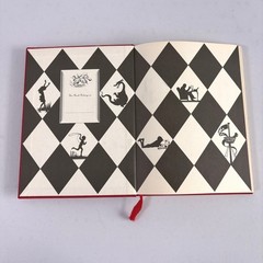 Cinderella Book Childrens Classics Red Hardcover CS Evans Silhouette Art