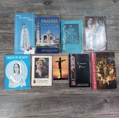Lot of 10 Vintage Catholic Prayer Books Rosary Companion Marian Devotional Set
