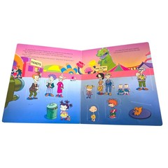 VTG Nickelodeon Rugrats Planet Reptar lift the flap hardback book Alison Inches