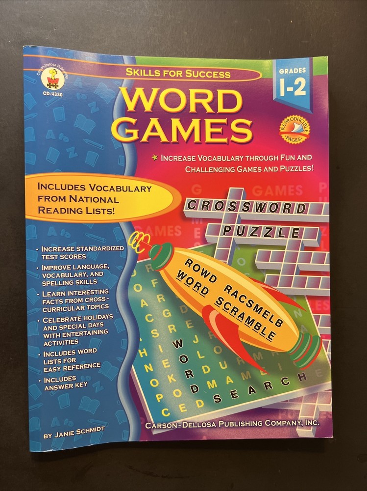 Skills for Success Ser.: Word Games 1-2 (Perfect)