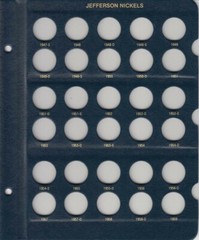 Whitman Blue Classic Album For Jefferson Nickels 1938-2003 Coin Album 9116 New