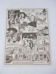 Historic Western Trails Souvenir Magazine c.1994 56 Pages of Old West History