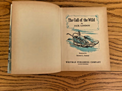 Call of the Wild by Jack London 1960 Vintage Whitman Hardcover Robert L. Jenney
