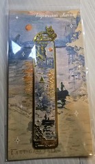 Impression Sunrise Asian Thin Metal Claude Monet Bookmark 4.25 In