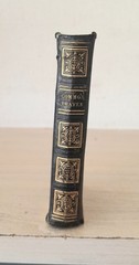 ANTIQUE MINIATURE BOOK OF COMMON PRAYER BIBLE, FINE BINDING WITH CLASP, 18