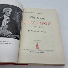 Thomas Jefferson TRILOGY Claude Bowers Power Young Hamilton 1945 Riverside Box