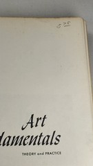 Art Fundamentals: Theory and Practice Paperback 1962 Unused