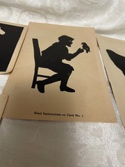 vintage “Latta’s 1930’s Paper Cutting Designs Silhouette Imagery Educational Art