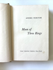 Moon of Three Rings Andre Norton 1st Edition 1966 Ex-Library