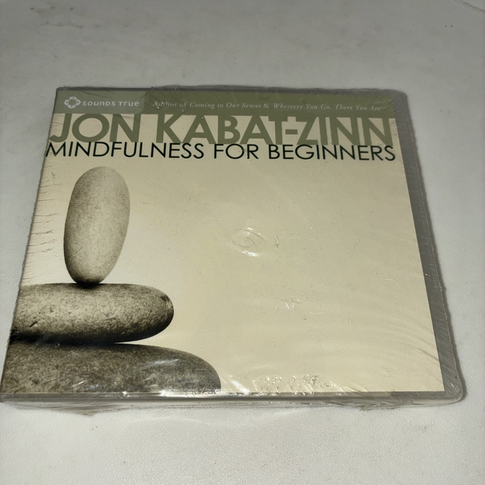 Mindfulness For Beginners – Jon Kabat-Zinn – New But Plastic Ripped At Top