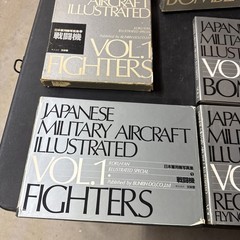 Japanese Military Aircraft Illustrated Photos Koku Fan Set Volume 1 2 & 3 1983