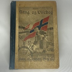 Norwegian Book of Songs And Verses 1908 John Anderson Publishing Hardcover