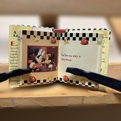 Mickey Mouse Mini Book A Friend Like You Disney 2.2in Small Vintage Book