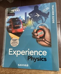 Experience Physics – Texas Edition 2025 Savvas Learning Company KIT