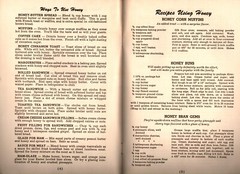1970 Honey Cookery Recipe Cookbook 9″ x 6″ 16 Pages