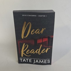 Dear Reader (Deluxe Edition): A Dark – Paperback, by James Tate Sprayed Pages