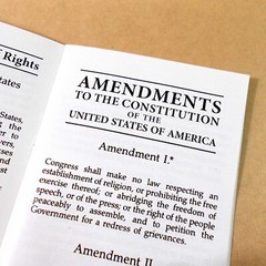 US Pocket Constitution & Amendments, Declaration of Independence, Bill of Rights