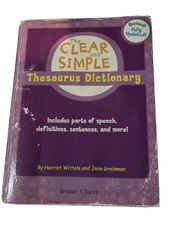 Clear and Simple Ser.: The Clear and Simple Thesaurus Dictionary by Joan…