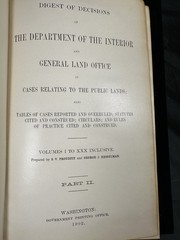Decisions of the Department of the Interior and the General Land Office 1902