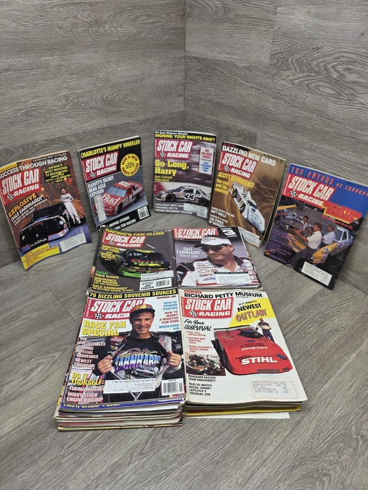Lot Of 40 Vtg 1990s-2000s Stock Car Racing Magazines Nascar, Modifieds, Dirt