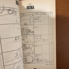 AKIRA Storyboard Collection 1 THE CONTINUITY OF AKIRA Katsuhiro Otomo Art Book