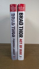 Brad Thor x2 Signed 1st Editions HC – Foreign Agent and Act of War