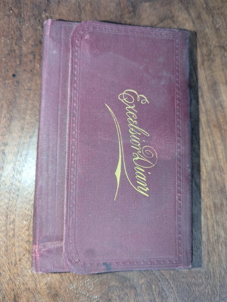 1902 Signed Woman’s Diary Jan 1 through Dec 31 Mattie Whitmer Pennsylvania