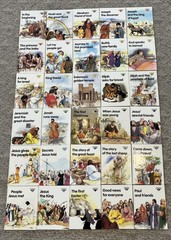 Lion Bible Story Penny Frank Children’s Books HC 1987 Guideposts Set 30