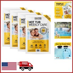 Hot Tub Chemicals 3-in-1 Cleaner Clarifier Conditioner for Spas 8oz