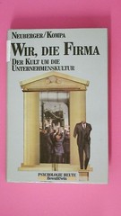 173750 Oswald Neuberger WIR, DIE FIRMA d. Kult um d. Unternehmenskultur HC