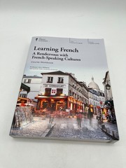 The Great Courses Learning French Rendezvous French-Speaking Cultures PB No DVDs