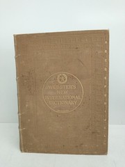 Antique 1928 Webster’s New International Dictionary G & C Merriam Company