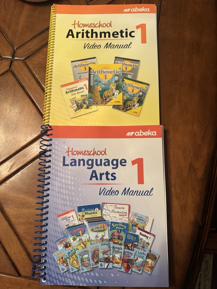 New Abeka Grade 1 Christian Homeschool Video Manual Teachers Guidebook Unused