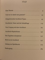 Arschlöcher – eine Theorie Gebundene Ausgabe