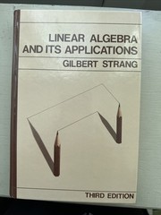 Linear Algebra and Its Applications by Gilbert Strang (1988, Hardcover)