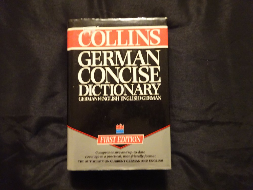 Collins Concise German Dictionary Hardcover 528 pages 193000 Translations