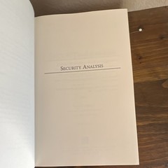Security Analysis Graham Dodd 6th Edition HCDJ Warren Buffett Sealed CD