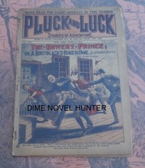 NEW YORK BOWERY PRINCE PLUCK AND LUCK #1358 FRANK TOUSEY SCARCE DIME NOVEL