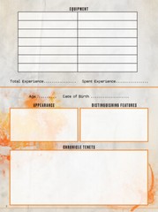 Hunter: The Reckoning (5th Edition) RPG: Character Journal
