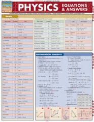 Physics Equations & Answers (Quick Study Academic) – Pamphlet – VERY GOOD